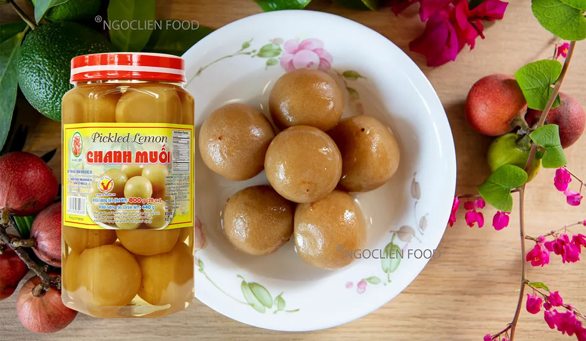 Chanh muối 800g hũ nhựa